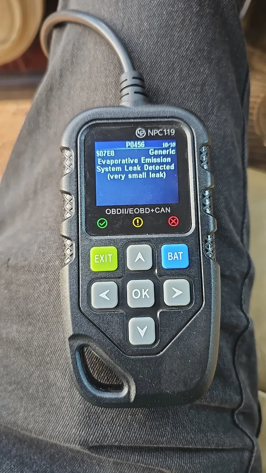 Appareil de diagnostic automobile NPC119 OBDII/EOBD+CAN