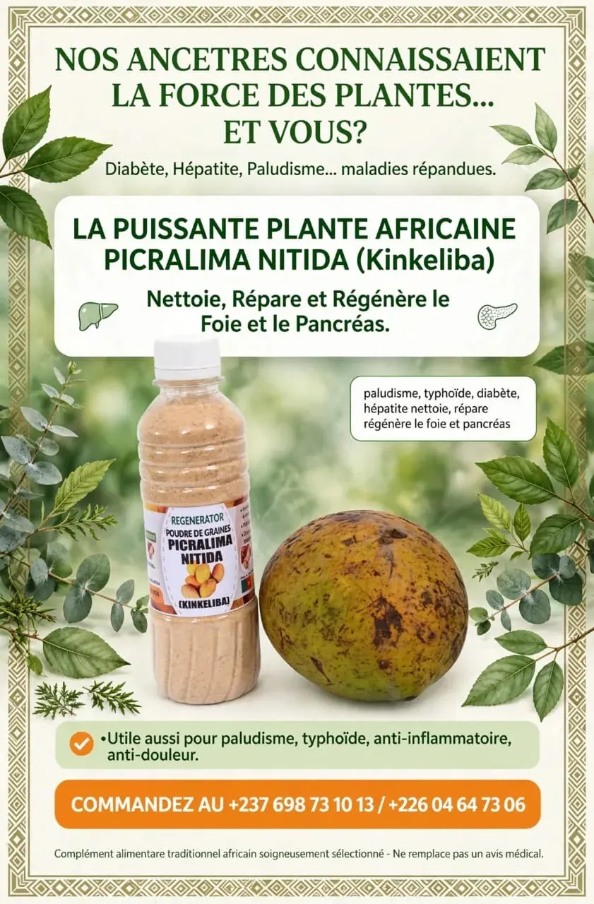 POUDRE DE KINKELIBA ( DIABETE, PALUDISME , TYPHOÏDE, HEATITE)